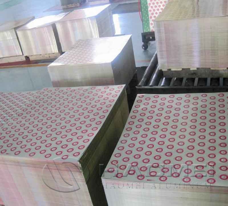 printed aluminum for PP/ROPP caps