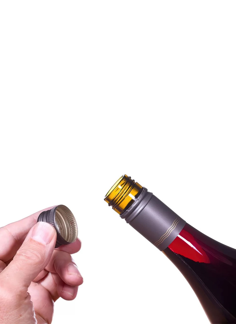Red wine cap